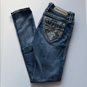 Rock Revival Women's Dark Blue Skinny Jeans